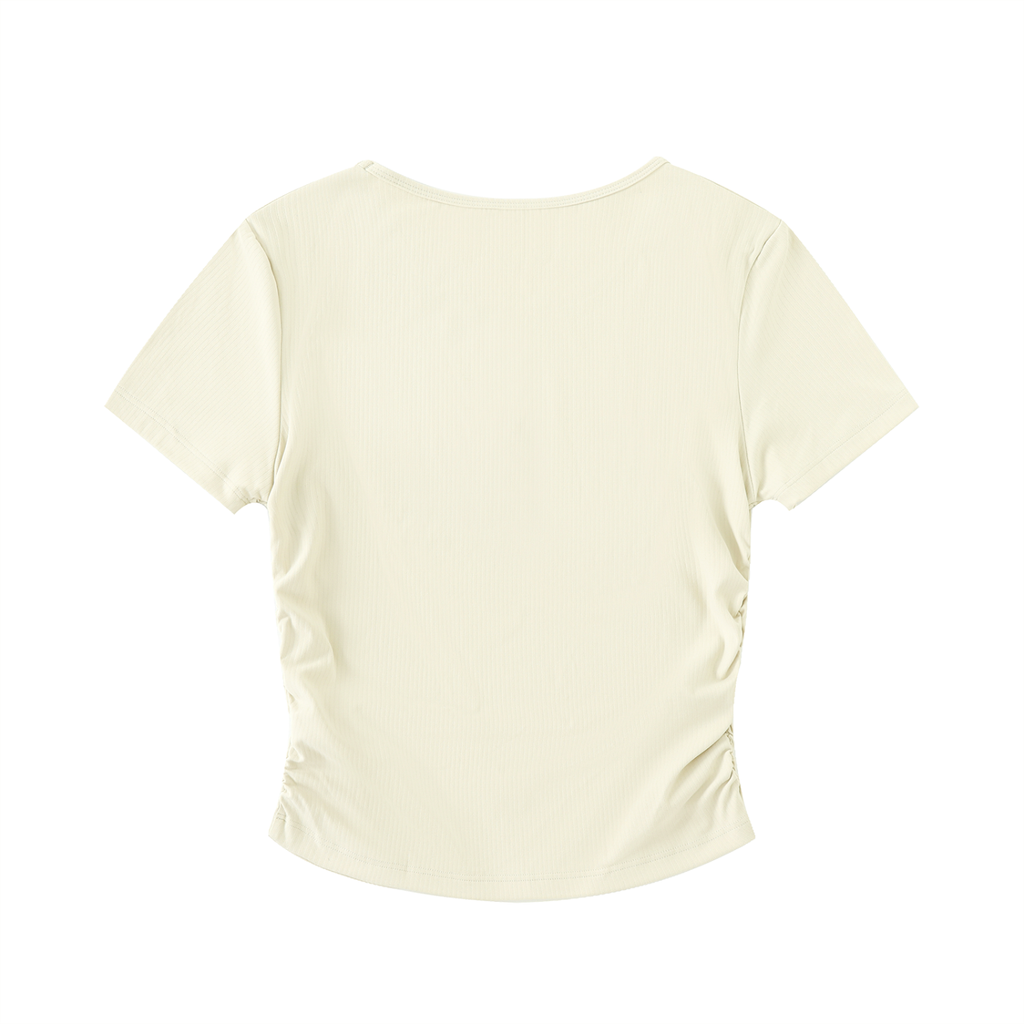 ONCE WAS A SNACK BODYCON CROP TOP