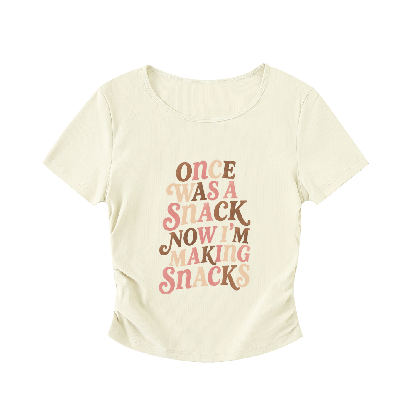 ONCE WAS A SNACK BODYCON CROP TOP