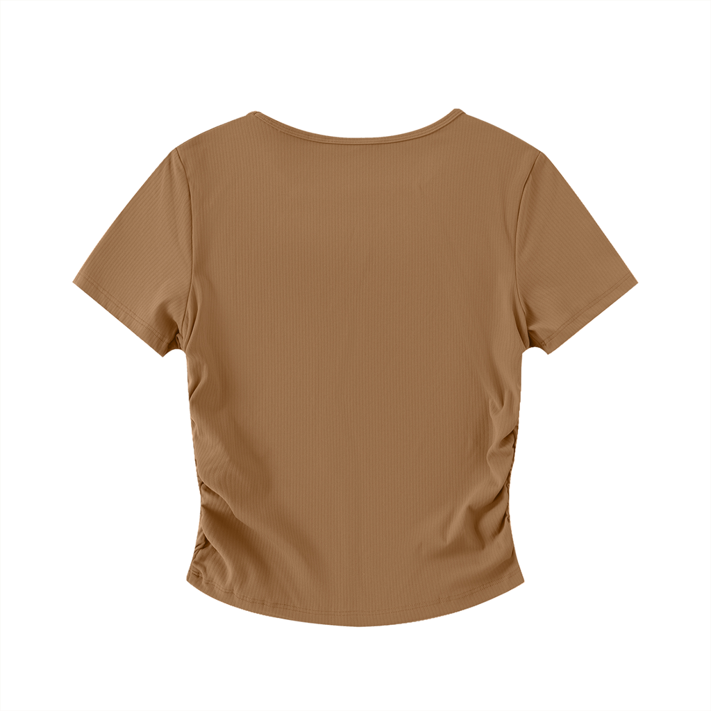 ONCE WAS A SNACK BODYCON CROP TOP